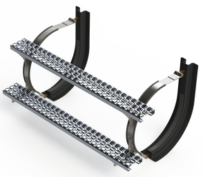 18" 2 Piece Stainless Steel Mounting Kit Combo