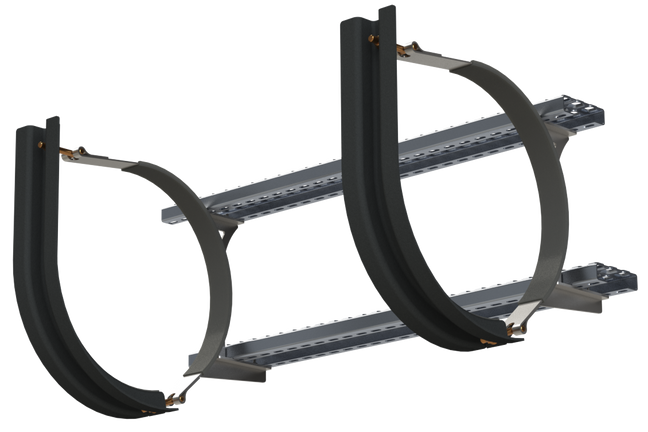 18" 2 Piece Stainless Steel Mounting Kit Combo
