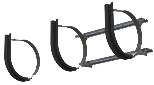 20" 3 Piece Stainless Steel Mounting Kit Combo