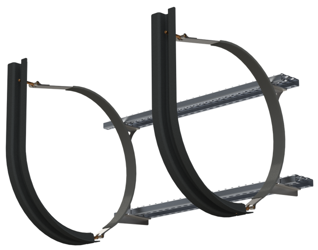 26" 2 Piece Stainless Steel Mounting Kit Combo