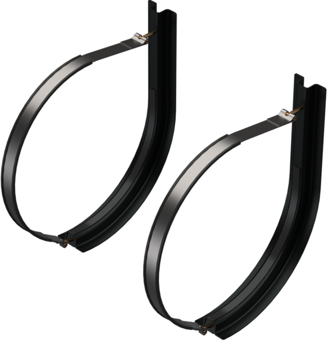 24" 2 Piece Stainless Steel Mounting Kit