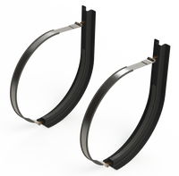 26" 2 Piece Stainless Steel Mounting Kit