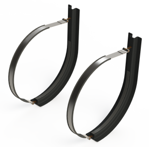 26" 2 Piece Stainless Steel Mounting Kit