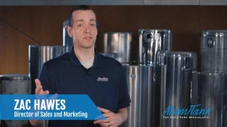 Zac Hawes, AlumiTank Director of Sales and Marketing, presenting custom aluminum fuel tanks - video thumbnail