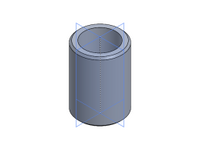 FULL 1/4" NPTF MILGRADE ALUMINUM COUPLING