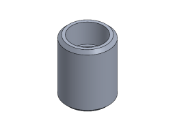 FULL 3/8" NPT MILGRADE ALUMINUM COUPLING