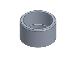 Half 1" NPT Milgrade Aluminum Coupling