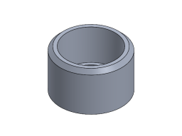 HALF 1/2" NPT MILGRADE ALUMINUM COUPLING
