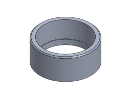 HALF 2-1/2" NPT MILGRADE ALUMINUM COUPLING