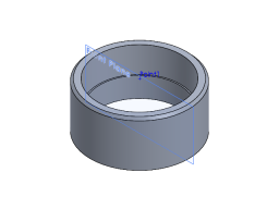 HALF 2" NPT MILGRADE ALUMINUM COUPLING