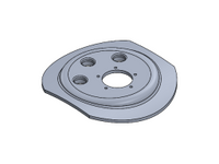 MILGRADE ALUMINUM KENWORTH ADAPTER PLATE