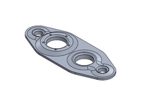 MILGRADE ALUMINUM PETERBILT ADAPTER PLATE
